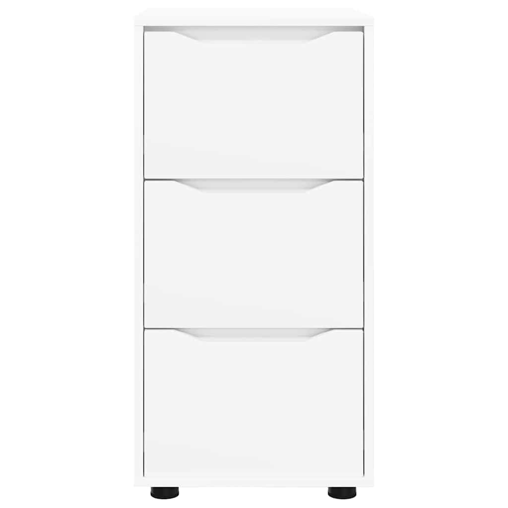 vidaXL Ντουλάπι αποθήκευσης Λευκό 40 x 48 x 81 εκ Επεξεργασμένο ξύλο