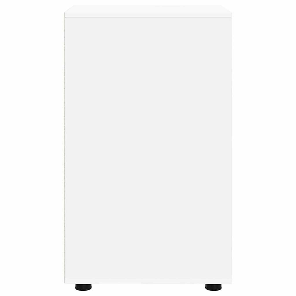 vidaXL Ντουλάπι αποθήκευσης Λευκό 40 x 48 x 81 εκ Επεξεργασμένο ξύλο