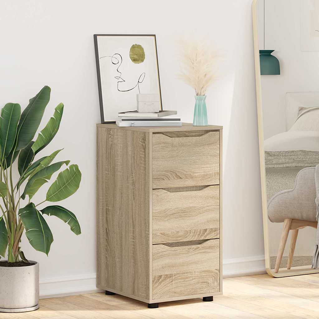 vidaXL Ντουλάπι αποθήκευσης Δρύς Sonoma 40 x 48 x 81 εκ