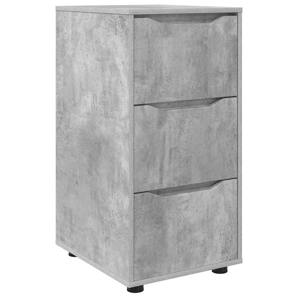vidaXL Ντουλάπι αποθήκευσης Σκυρόδεμα Γκρι 40 x 48 x 81 εκ