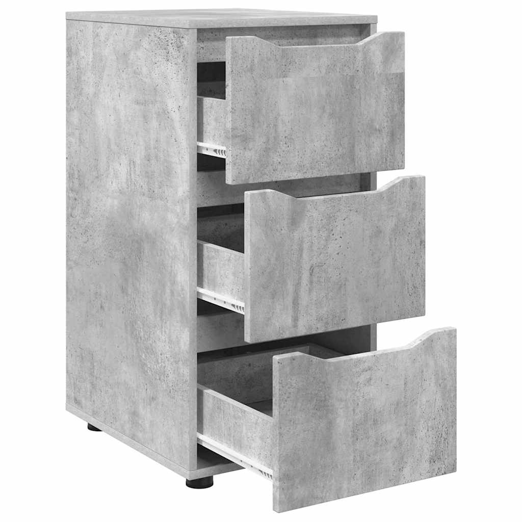 vidaXL Ντουλάπι αποθήκευσης Σκυρόδεμα Γκρι 40 x 48 x 81 εκ