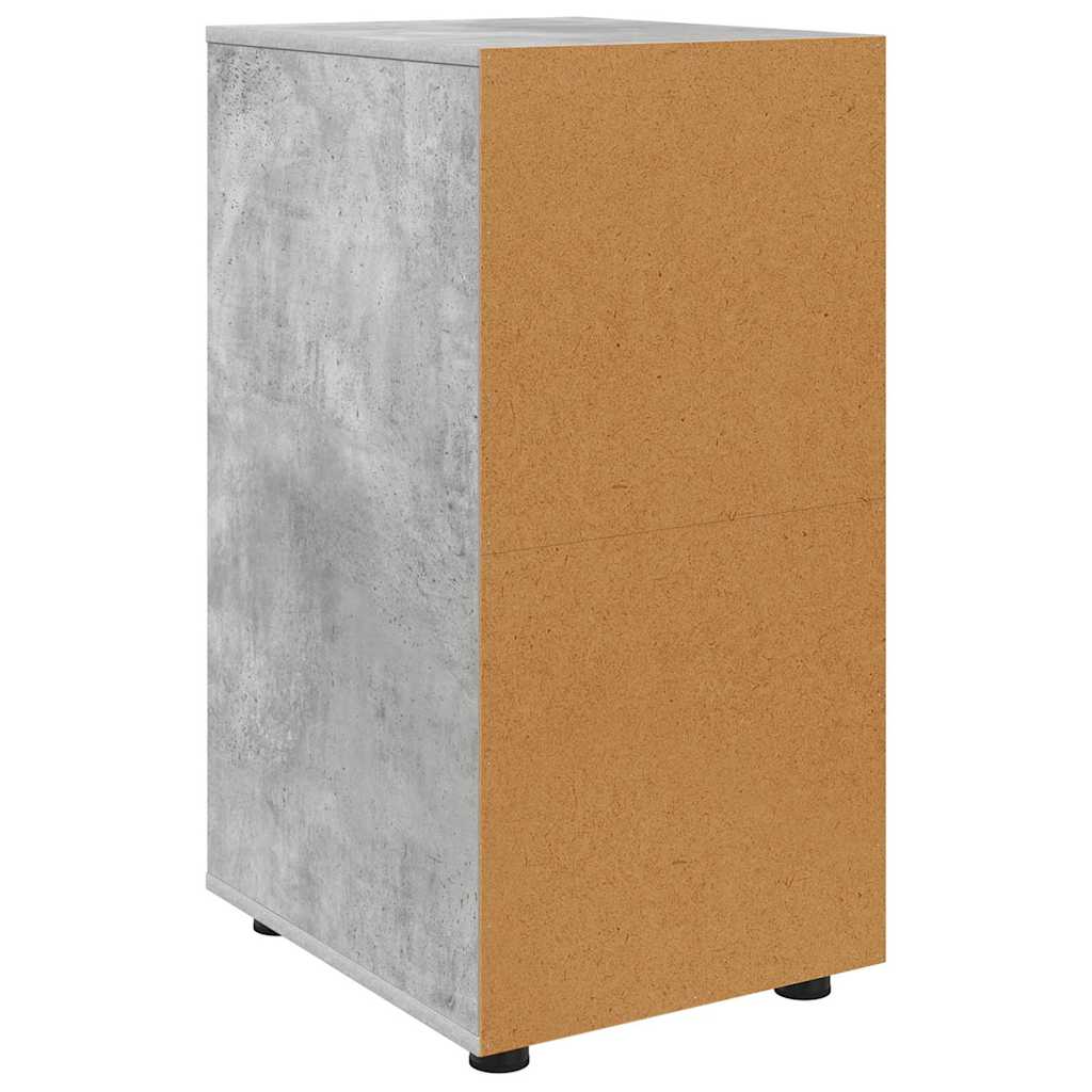 vidaXL Ντουλάπι αποθήκευσης Σκυρόδεμα Γκρι 40 x 48 x 81 εκ