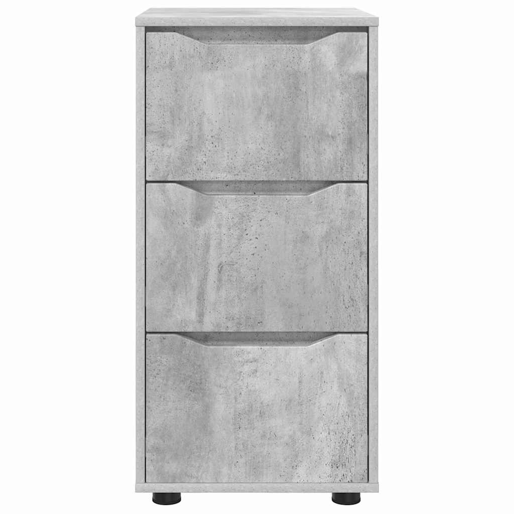 vidaXL Ντουλάπι αποθήκευσης Σκυρόδεμα Γκρι 40 x 48 x 81 εκ
