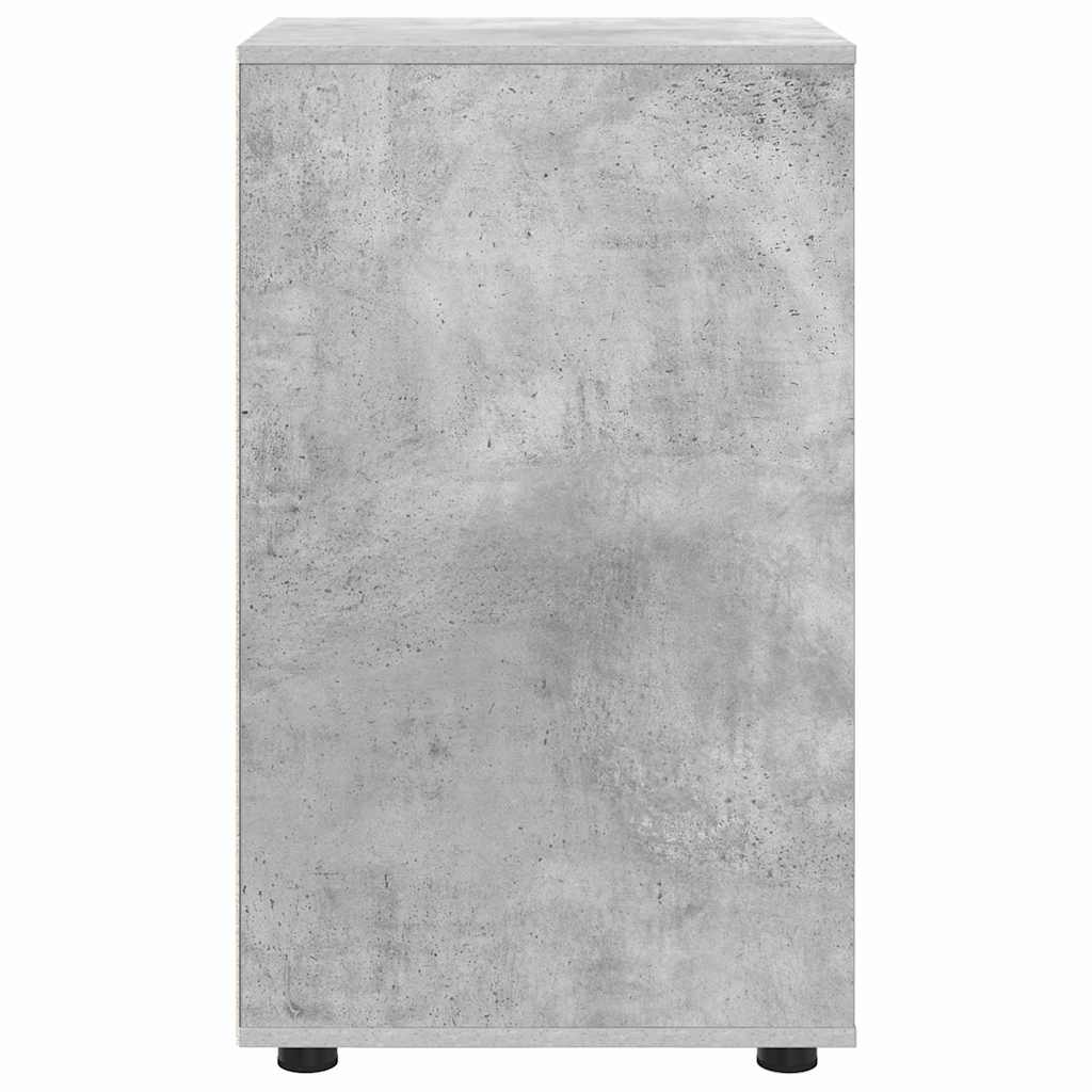 vidaXL Ντουλάπι αποθήκευσης Σκυρόδεμα Γκρι 40 x 48 x 81 εκ