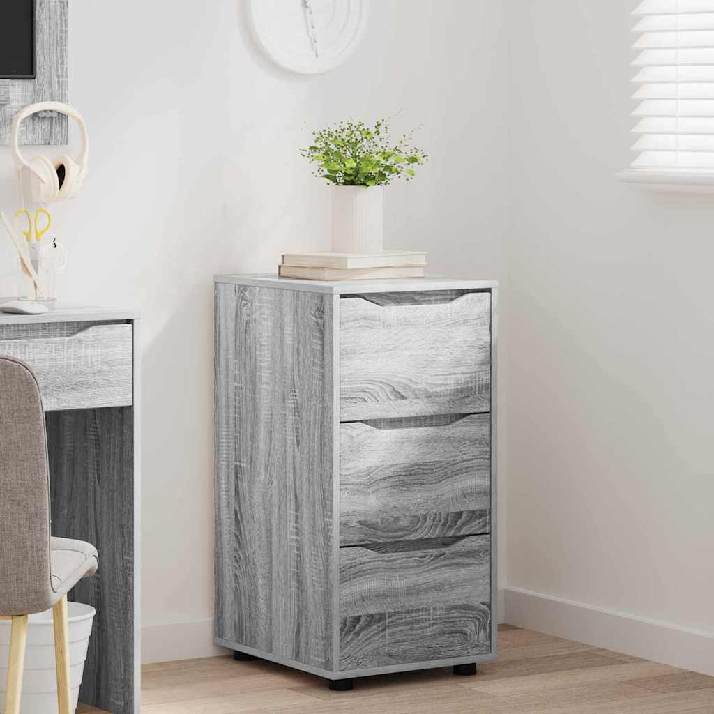 vidaXL Ντουλάπι αποθήκευσης Γκρίζο Σονομα 40 x 48 x 81 εκ