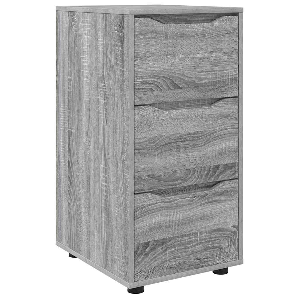 vidaXL Ντουλάπι αποθήκευσης Γκρίζο Σονομα 40 x 48 x 81 εκ