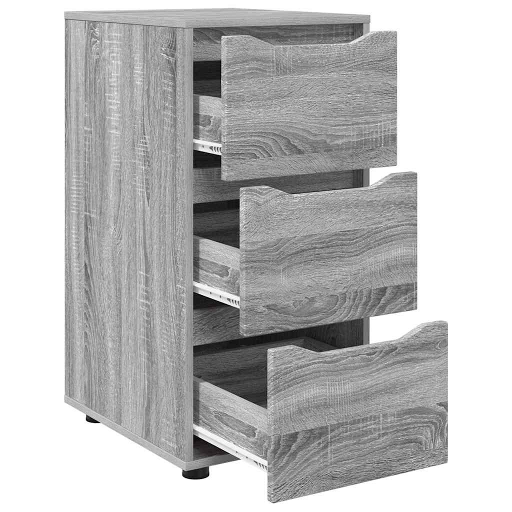 vidaXL Ντουλάπι αποθήκευσης Γκρίζο Σονομα 40 x 48 x 81 εκ