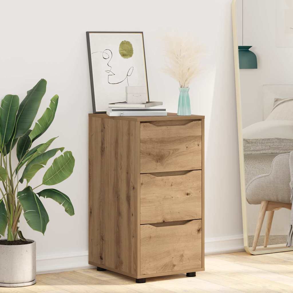 vidaXL Ντουλάπι αποθήκευσης Artisan Oak 40 x 48 x 81 εκ