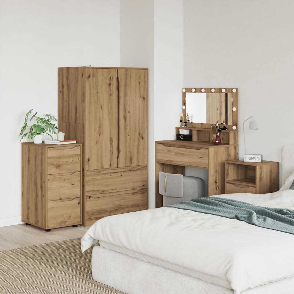 vidaXL Ντουλάπι αποθήκευσης Artisan Oak 40 x 48 x 81 εκ