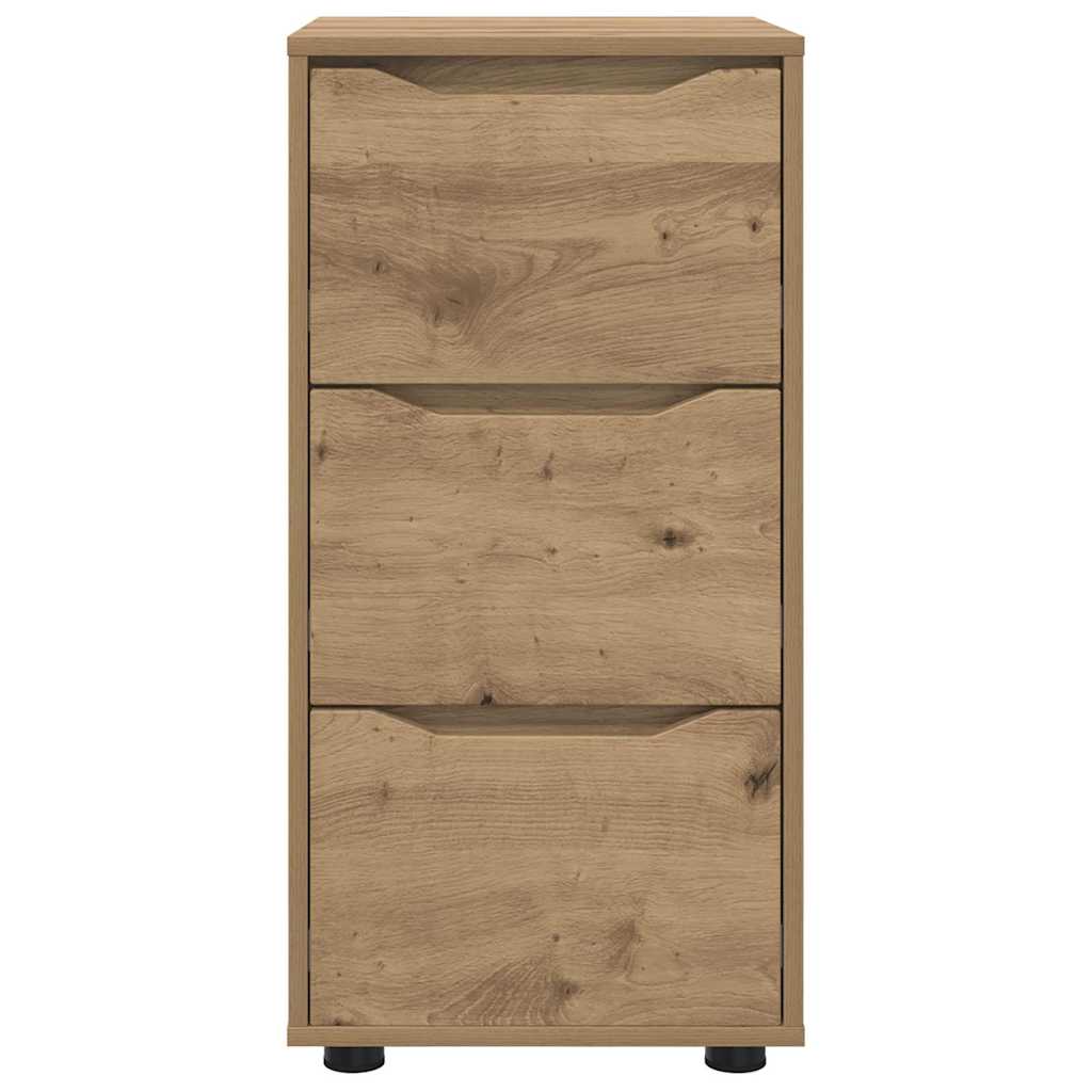 vidaXL Ντουλάπι αποθήκευσης Artisan Oak 40 x 48 x 81 εκ