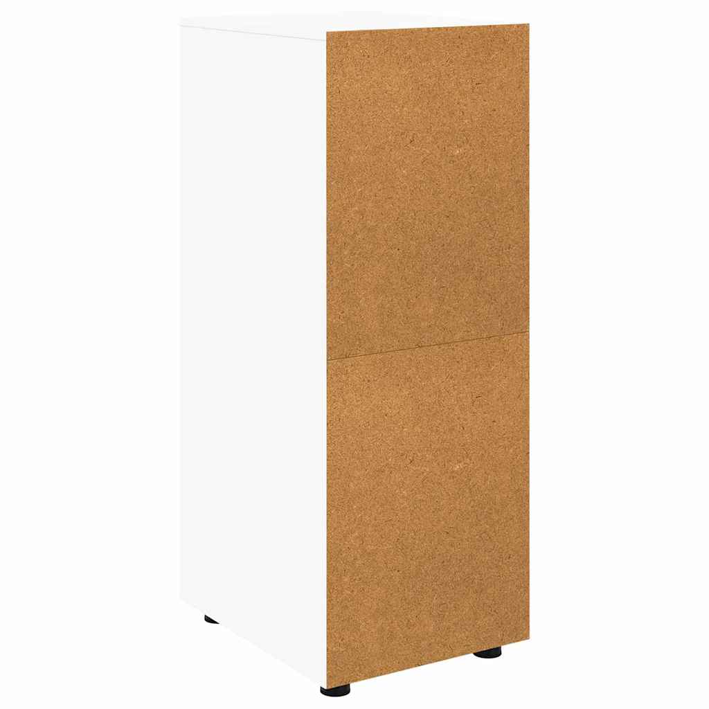 vidaXL Ντουλάπι αποθήκευσης Λευκό 40 x 48 x 105 εκ Επεξεργασμένο ξύλο