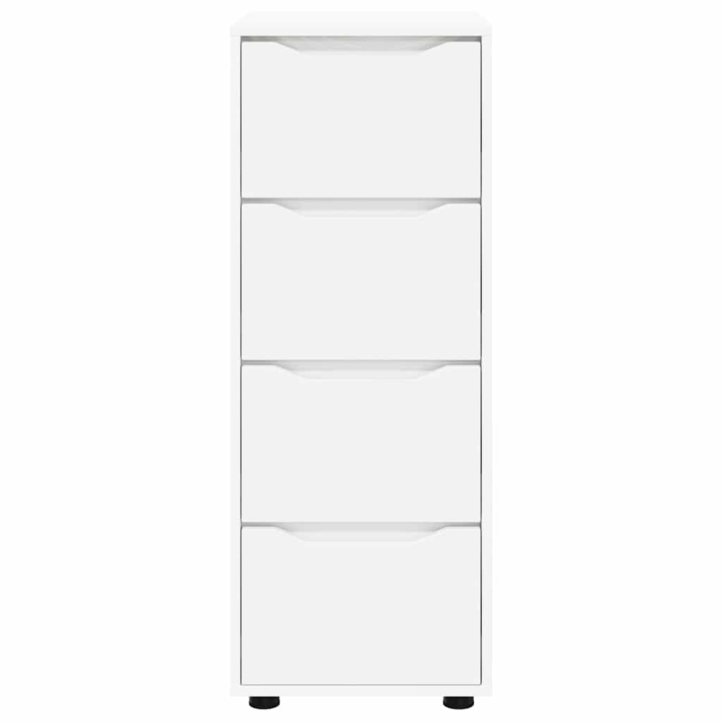 vidaXL Ντουλάπι αποθήκευσης Λευκό 40 x 48 x 105 εκ Επεξεργασμένο ξύλο