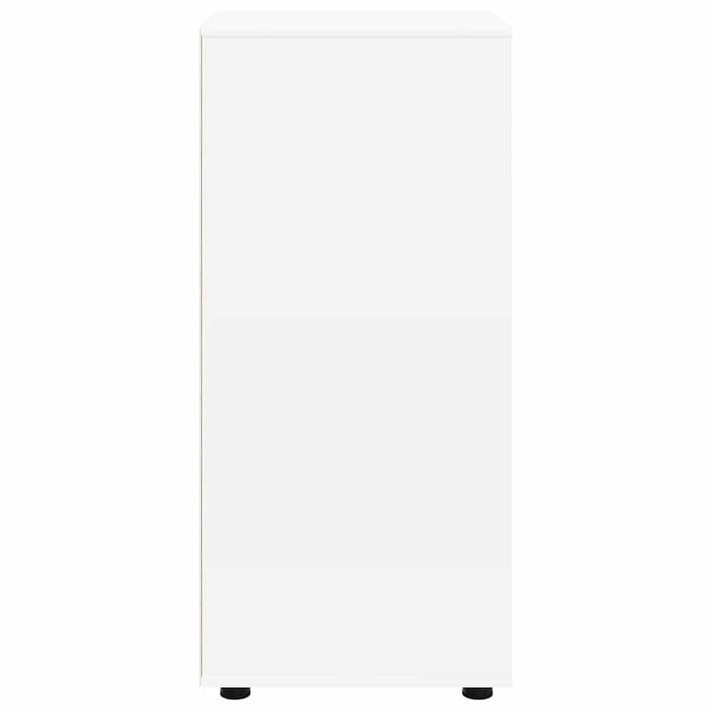vidaXL Ντουλάπι αποθήκευσης Λευκό 40 x 48 x 105 εκ Επεξεργασμένο ξύλο