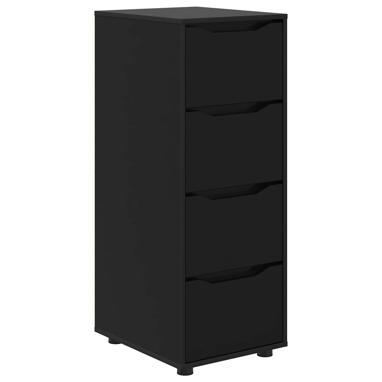 vidaXL Ντουλάπι αποθήκευσης 40 x 48 x 105 εκ Επεξεργασμένο Ξύλο Μαύρο