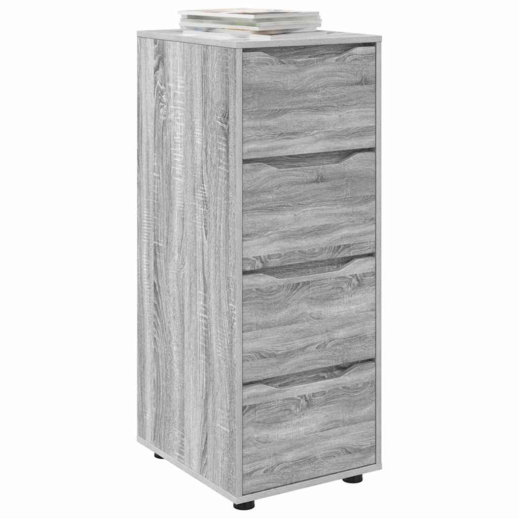 vidaXL Ντουλάπι αποθήκευσης Γκρίζο Σονομα 40 x 48 x 105 εκ