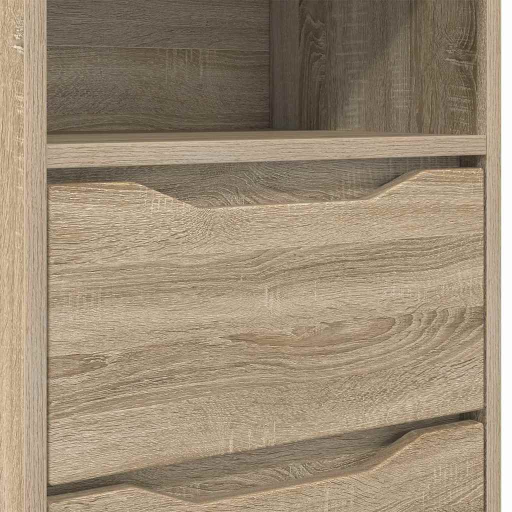vidaXL Κομοδίνα 2 pcs Δρύς Sonoma 40 x 30 x 467 εκ Επεξεργασμένο ξύλο