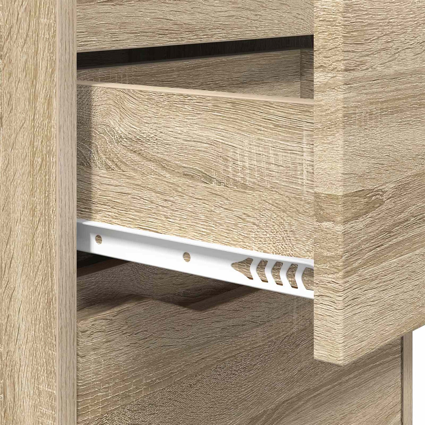 vidaXL Κομοδίνα 2 τμχ. Δρύς Sonoma 40 x 30 x 467 εκ Επεξεργασμένο Ξύλο