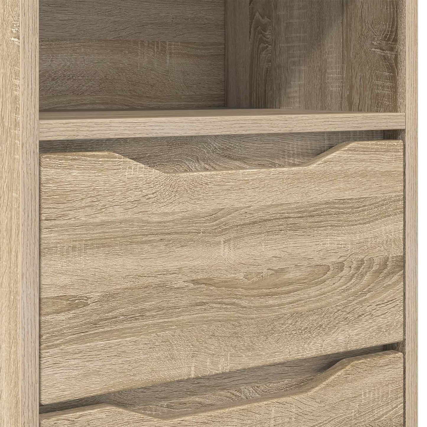 vidaXL Κομοδίνα 2 τμχ. Δρύς Sonoma 40 x 30 x 467 εκ Επεξεργασμένο Ξύλο