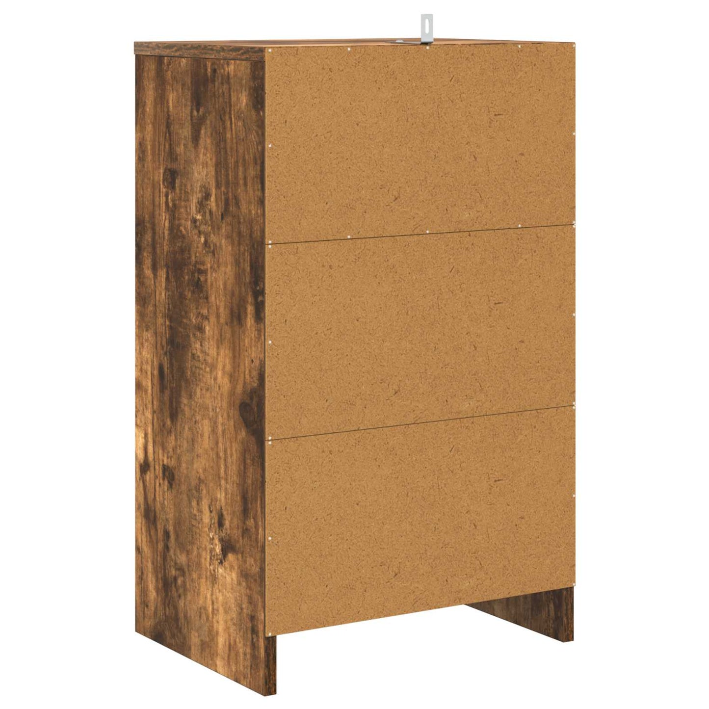 vidaXL Κομοδίνα 2 τμχ. Καπνιστό Δρύς 40 x 30 x 467 εκ