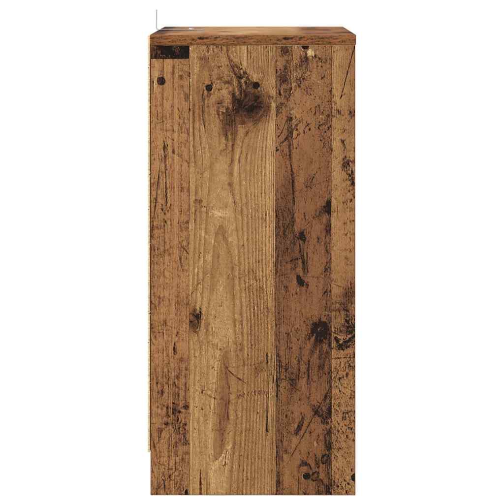 vidaXL Κομοδίνο Παλιό Ξύλο 40 x 30 x 467 εκ Επεξεργασμένο ξύλο