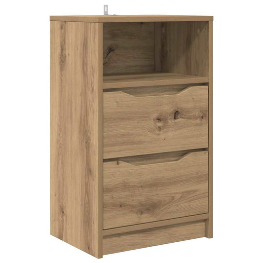 vidaXL Κομοδίνο Artisan Oak 40 x 30 x 467 εκ Επεξεργασμένο ξύλο