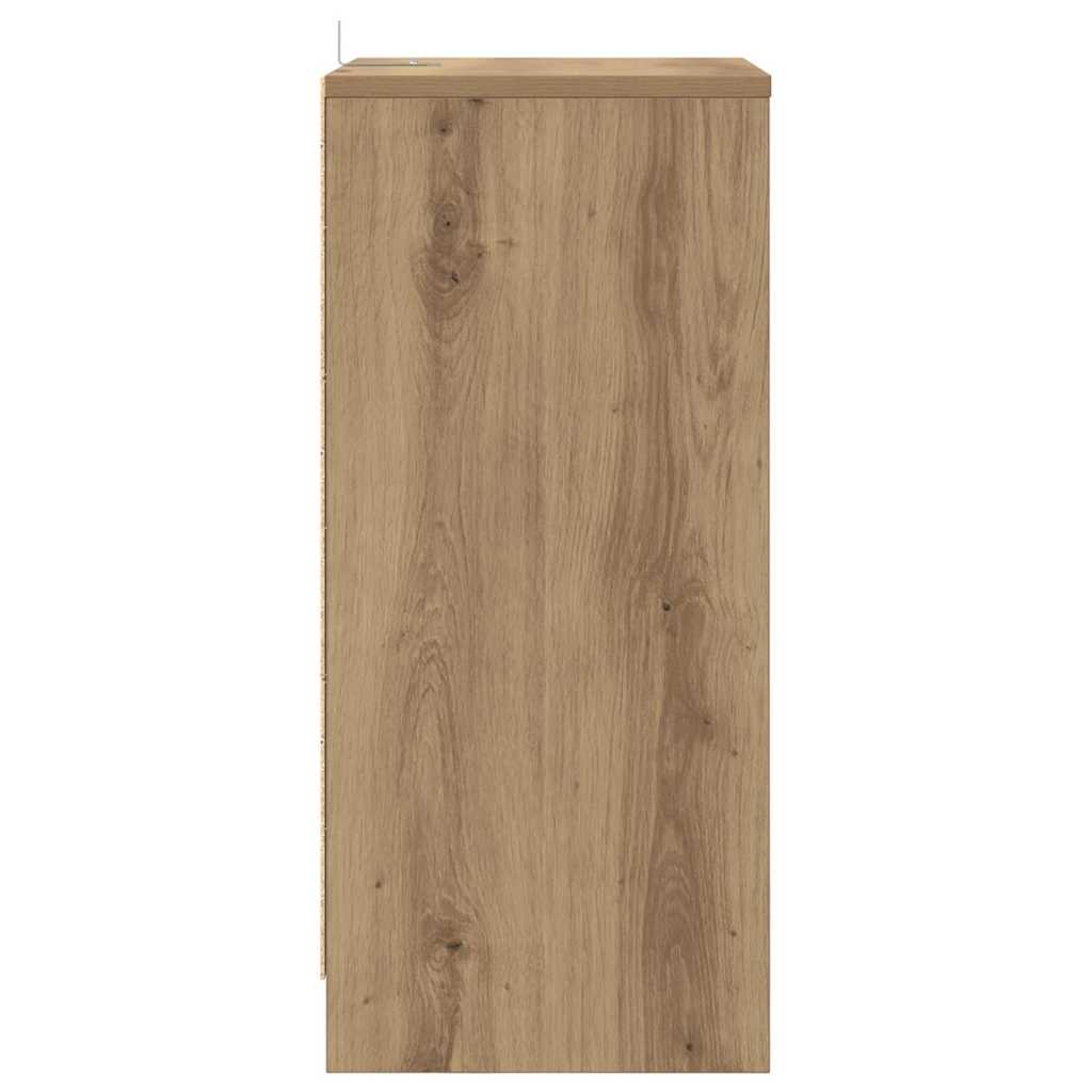 vidaXL Κομοδίνο Artisan Oak 40 x 30 x 467 εκ Επεξεργασμένο ξύλο