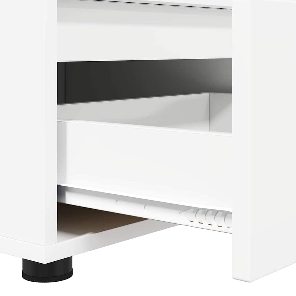 vidaXL Ντουλάπι TV Λευκό 100 x 48 x 43 εκ. Επεξεργασμένο ξύλο