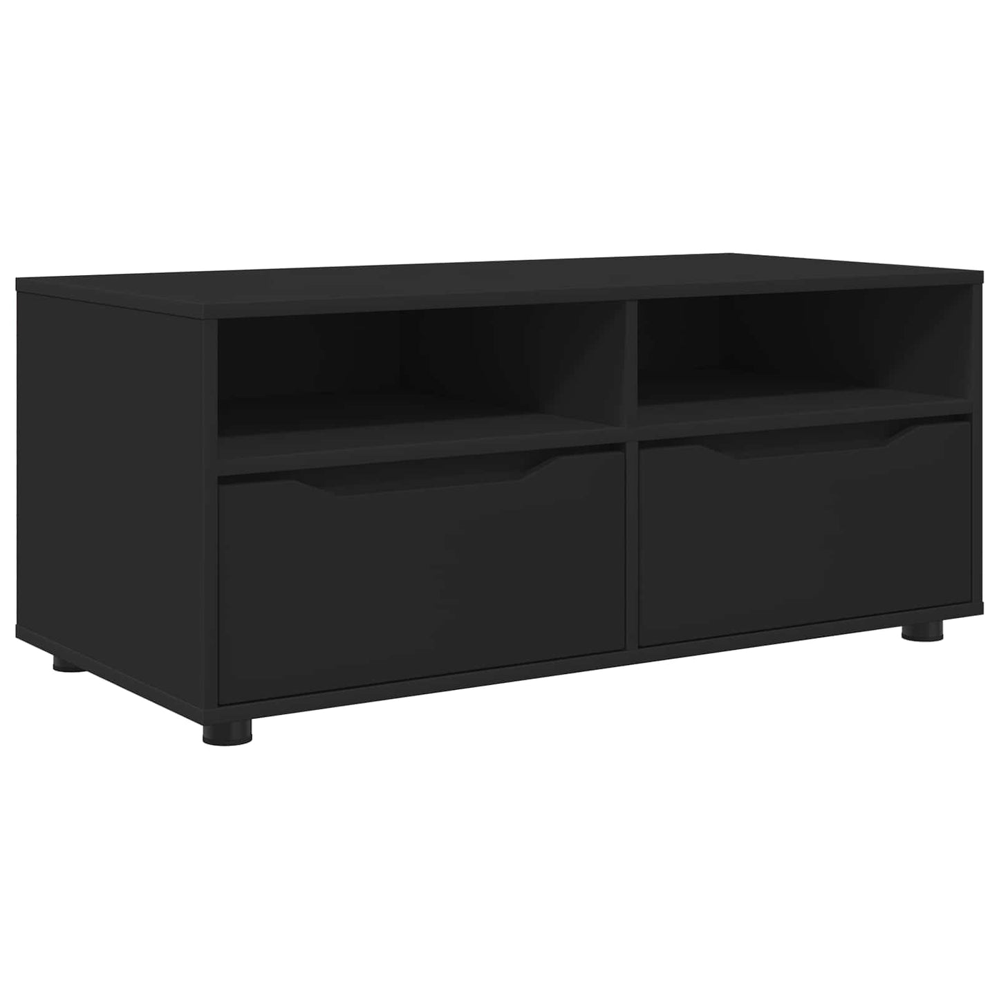 vidaXL Ντουλάπι TV 100 x 48 x 43 εκ. Μαύρο Επεξεργασμένο Ξύλο