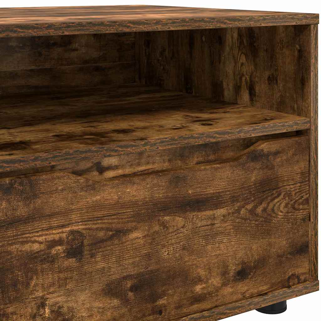 vidaXL Ντουλάπι TV Καπνιστό Δρύς 100 x 48 x 43 εκ. Επεξεργασμένο ξύλο