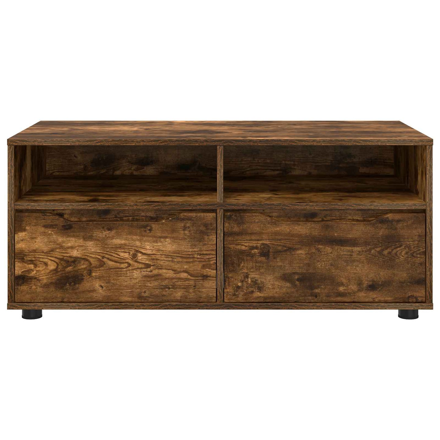 vidaXL Ντουλάπι TV 100 x 48 x 43 εκ. Καπνιστό Δρύς Επεξεργασμένο Ξύλο