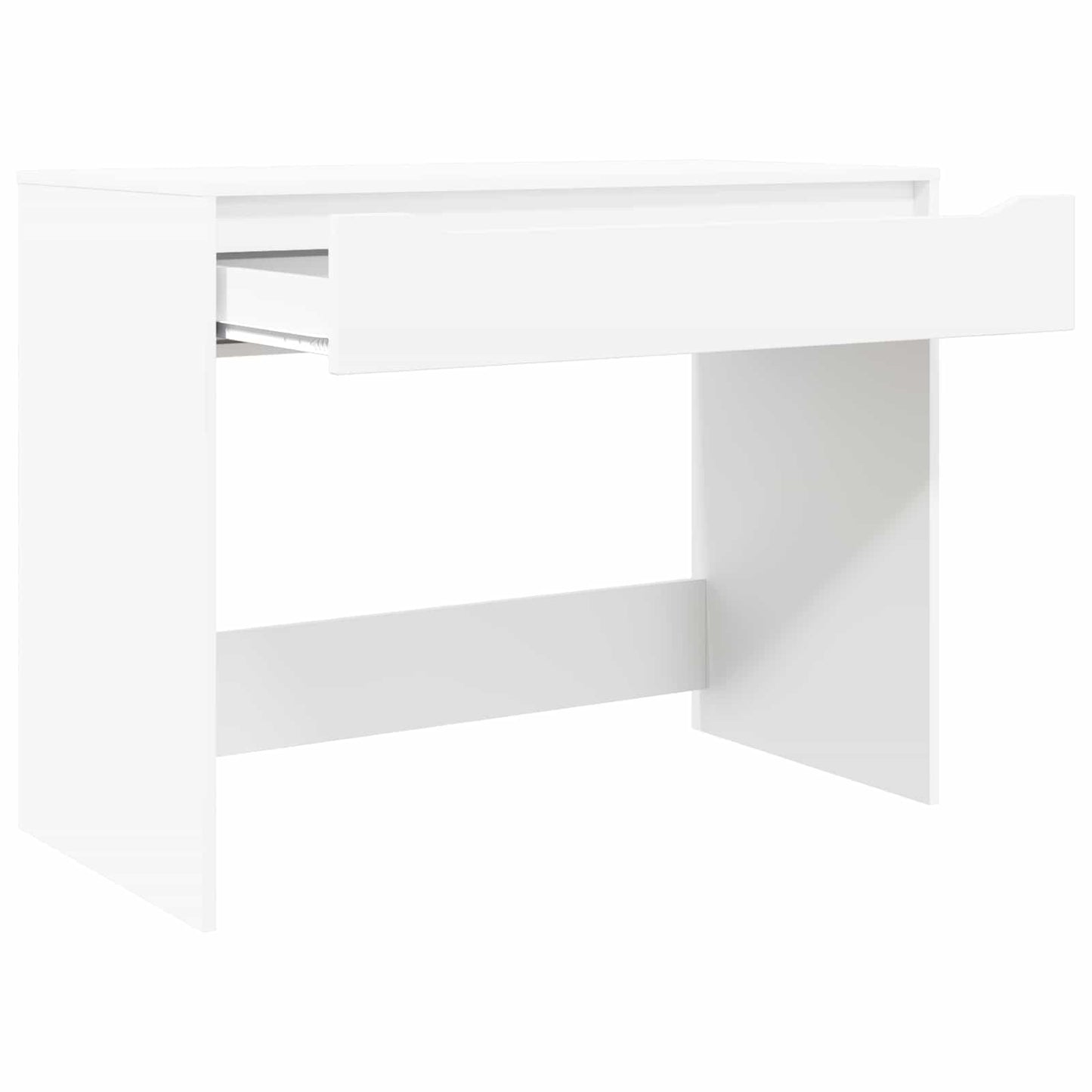 vidaXL Γραφείο Λευκός 100 x 50 x 78 εκ Μηχανικά επεξεργασμένο ξύλο