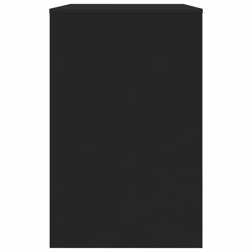 vidaXL Γραφείο με συρτάρι Μαύρο 100 x 50 x 78 εκ Επεξεργασμένο ξύλο