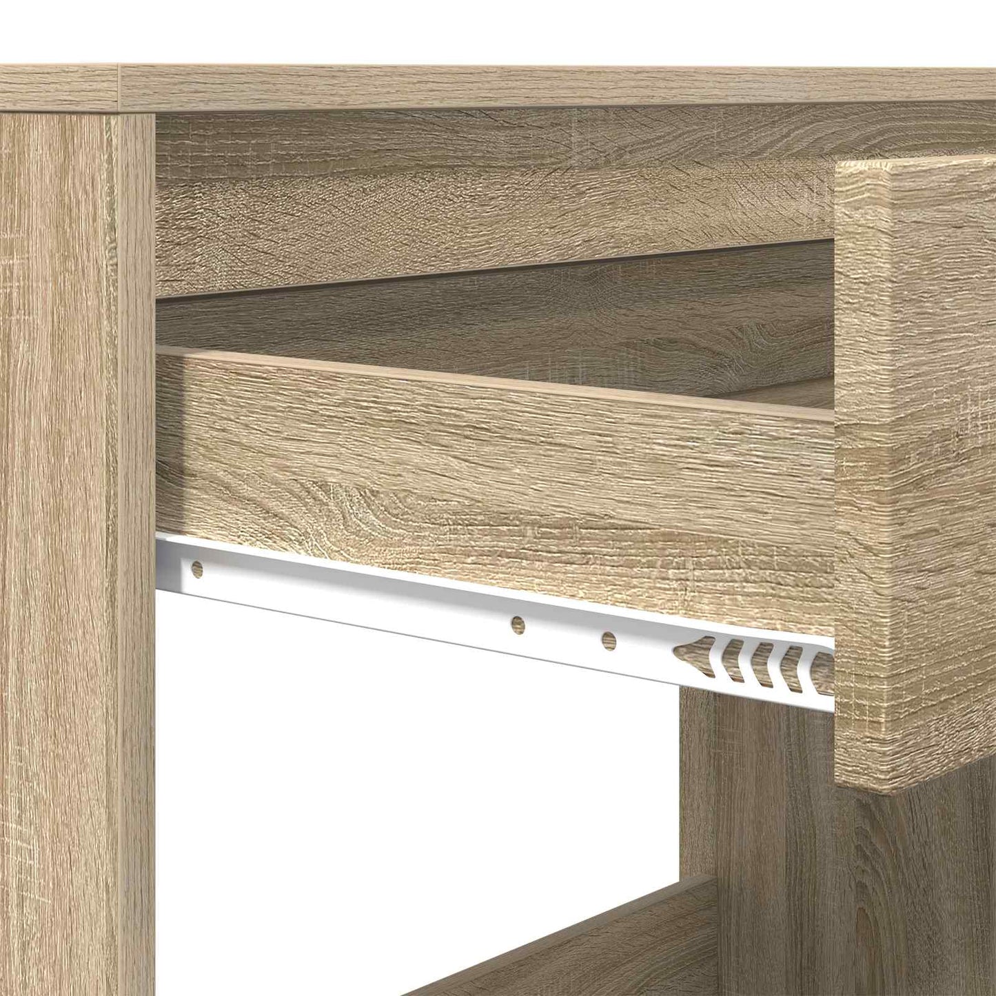 vidaXL Γραφείο με συρτάρι με αποθήκευση Δρύς Sonoma 100 x 50 x 78 εκ