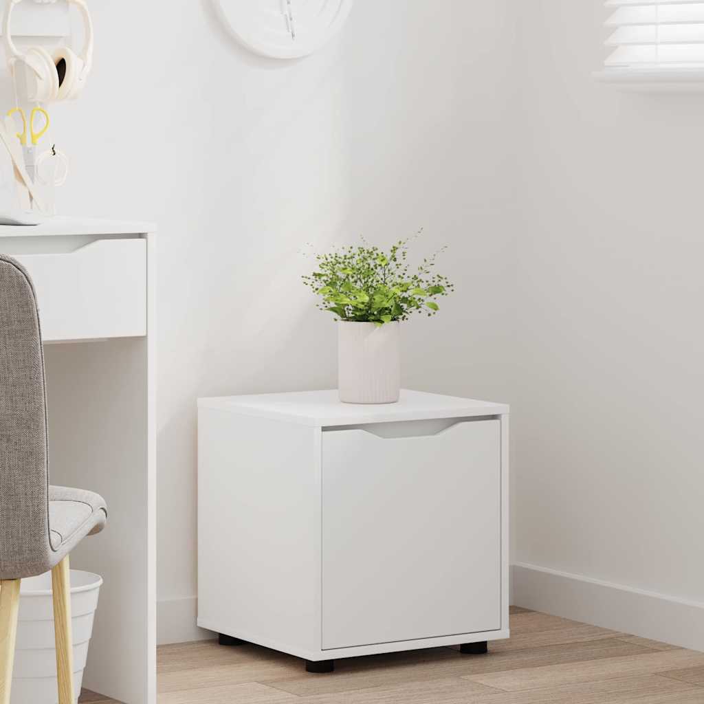 vidaXL Ντουλάπι Μπάνιου Λευκό 40,5 x 40 x 44 εκ Επεξεργασμένο ξύλο