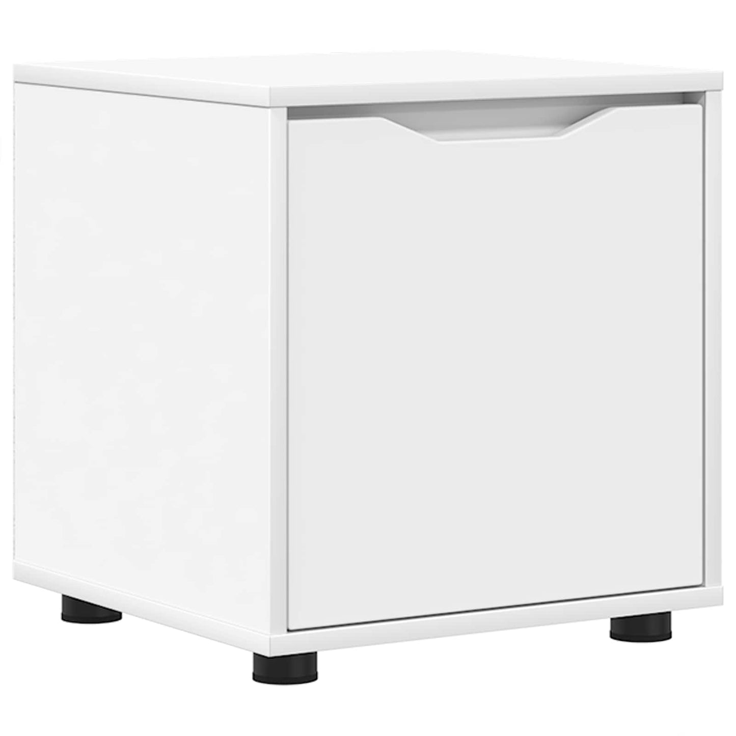 vidaXL Ντουλάπι Μπάνιου 40,5 x 40 x 44 εκ Επεξεργασμένο Ξύλο Λευκό