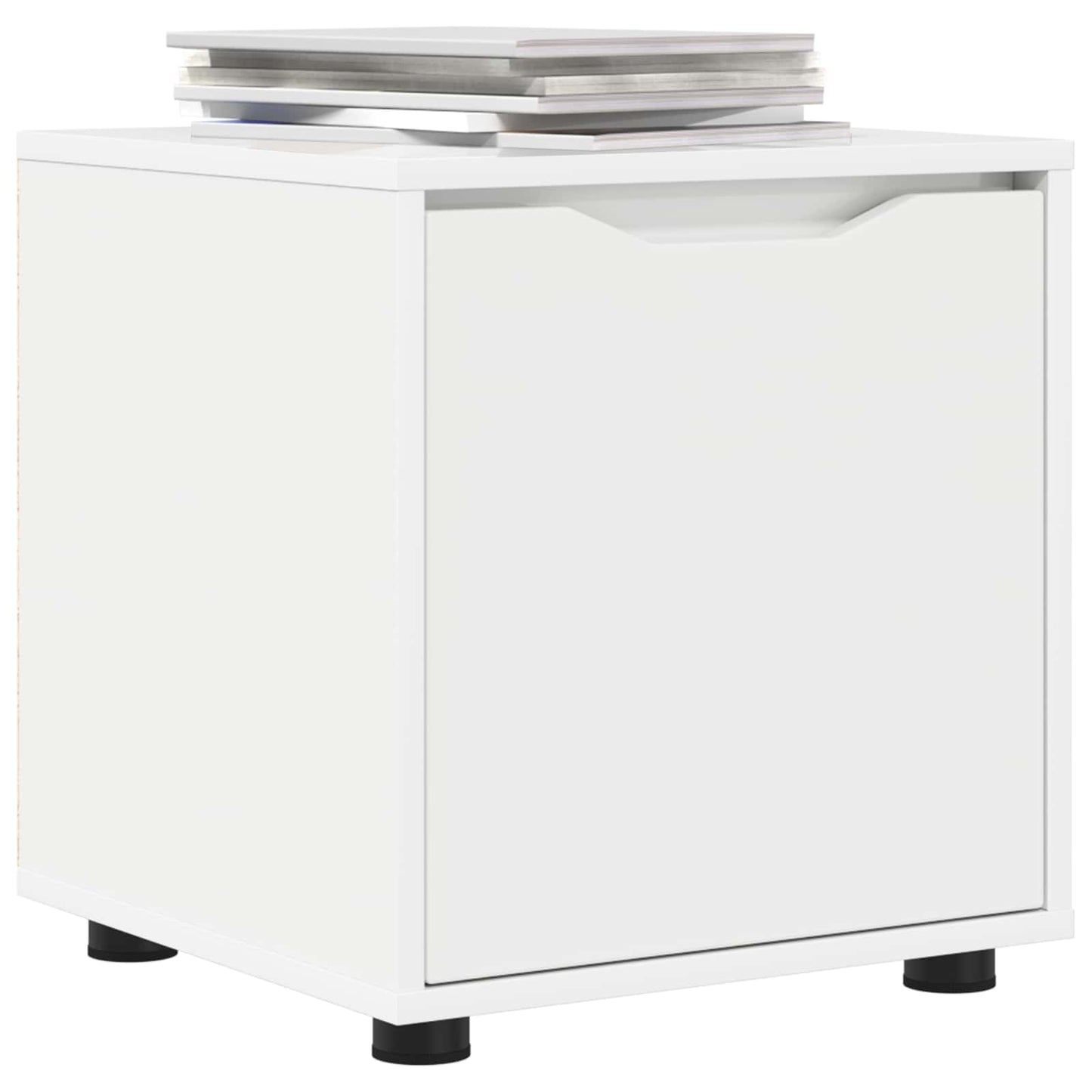 vidaXL Ντουλάπι Μπάνιου 40,5 x 40 x 44 εκ Επεξεργασμένο Ξύλο Λευκό