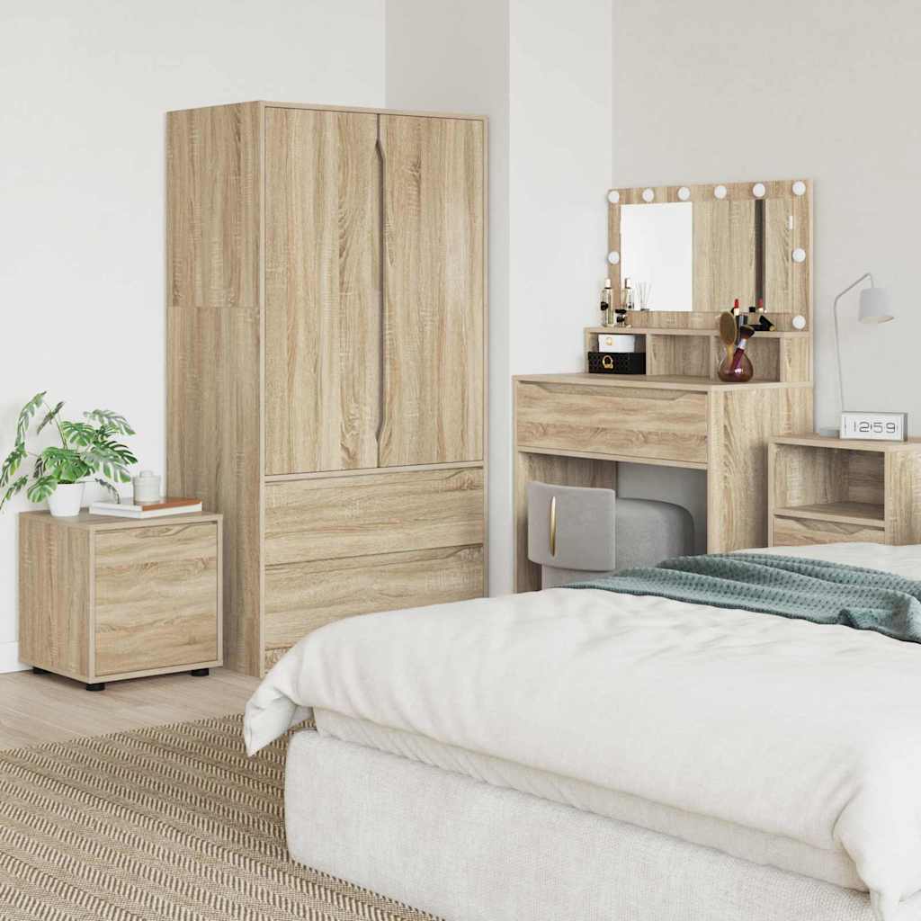 vidaXL Ντουλάπι Μπάνιου Δρύς Sonoma 40,5 x 40 x 44 εκ