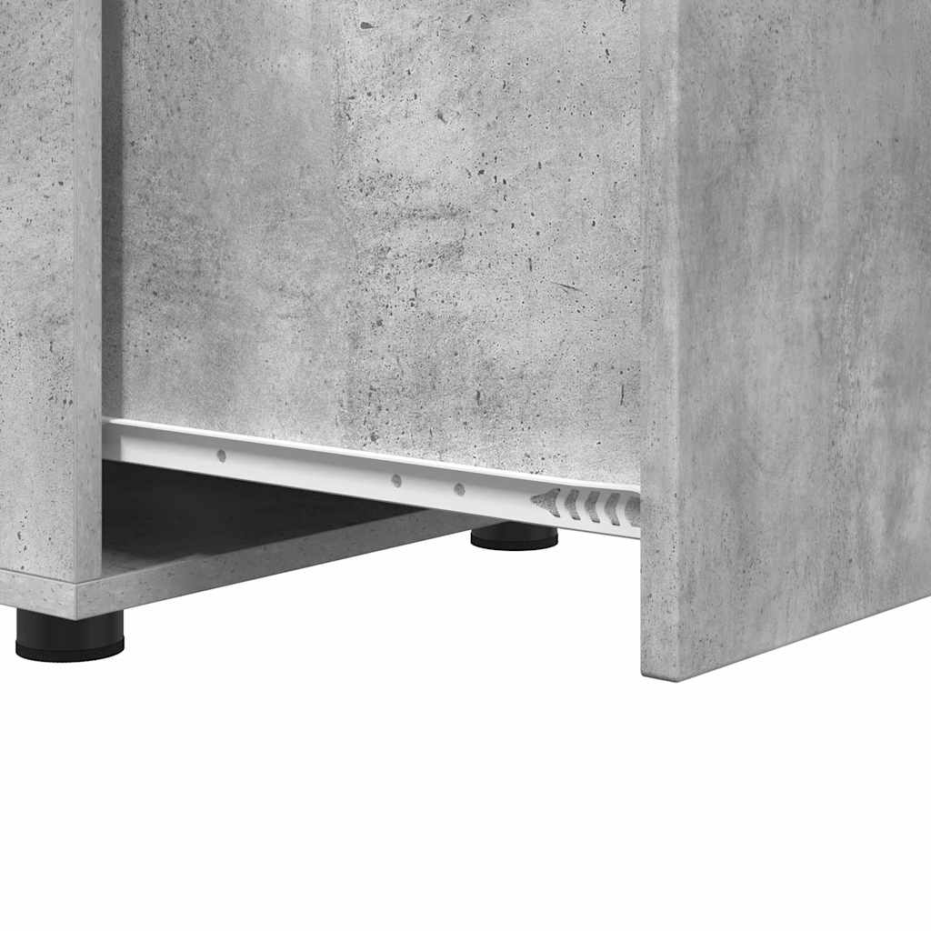 vidaXL Ντουλάπι Μπάνιου Σκυρόδεμα Γκρι 40,5 x 40 x 44 εκ