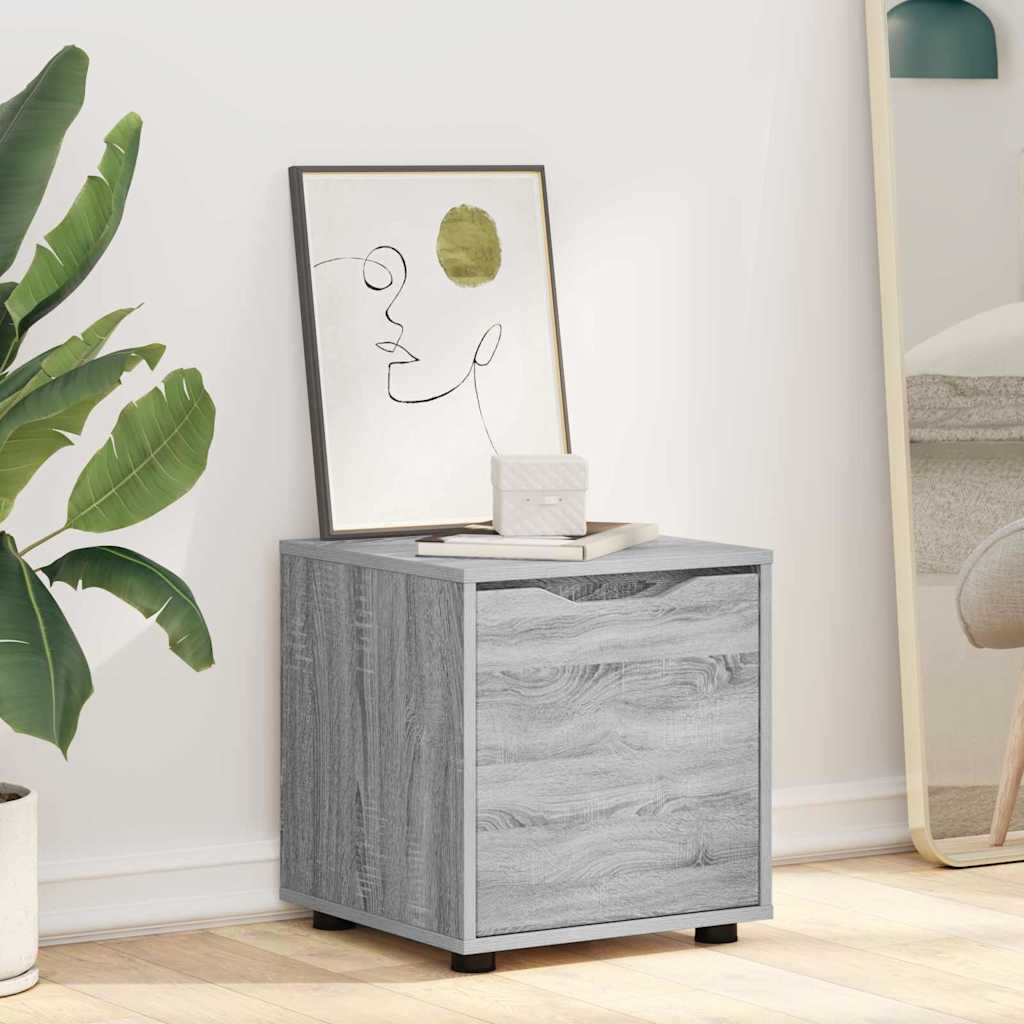 vidaXL Ντουλάπι Μπάνιου Γκρίζο Σονομα 40,5 x 40 x 44 εκ