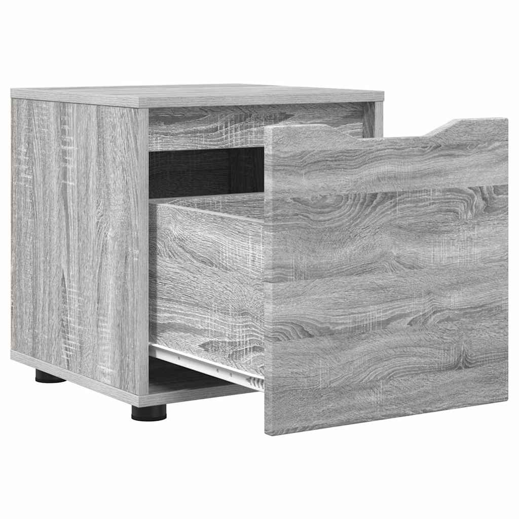 vidaXL Ντουλάπι Μπάνιου Γκρίζο Σονομα 40,5 x 40 x 44 εκ