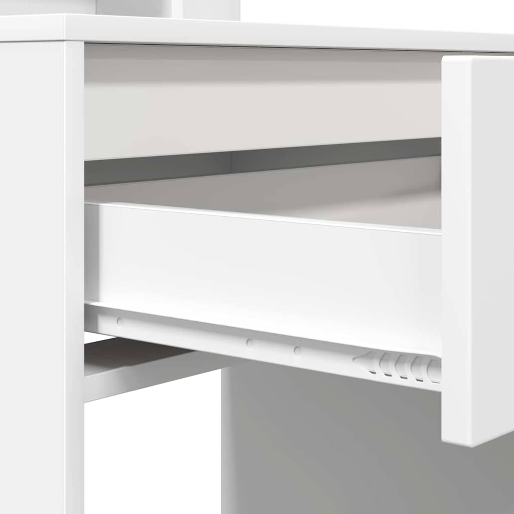 vidaXL Τραπέζια Ντυσίματος Κρεβατοκάμαρας Λευκό 80 x 39,6 x 135 εκ
