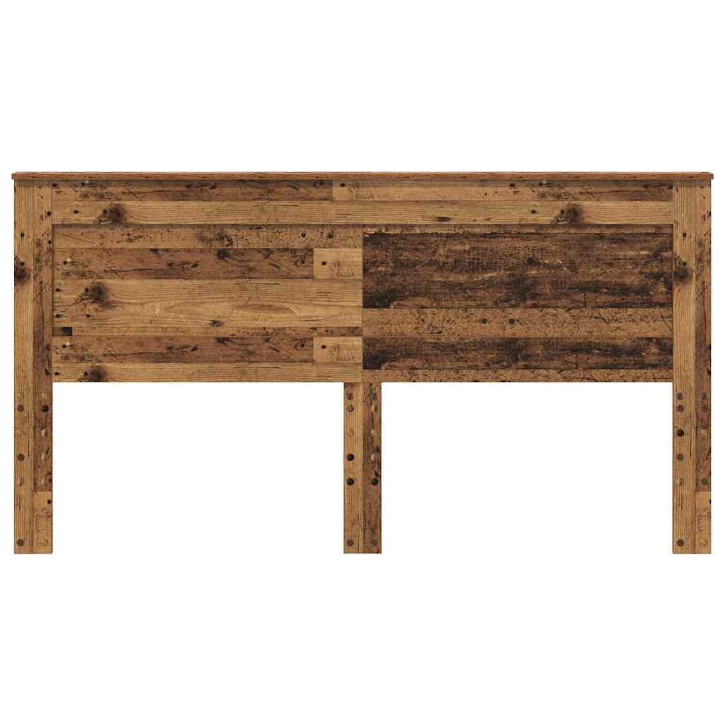 vidaXL Κεφαλάρι με κεφαλάρι Παλιό Ξύλο 180 cm Επεξεργασμένο ξύλο