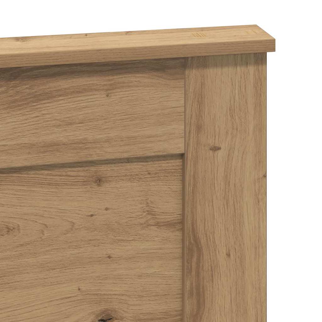 vidaXL Κεφαλάρι με κεφαλάρι Artisan Oak 120 cm Επεξεργασμένο ξύλο