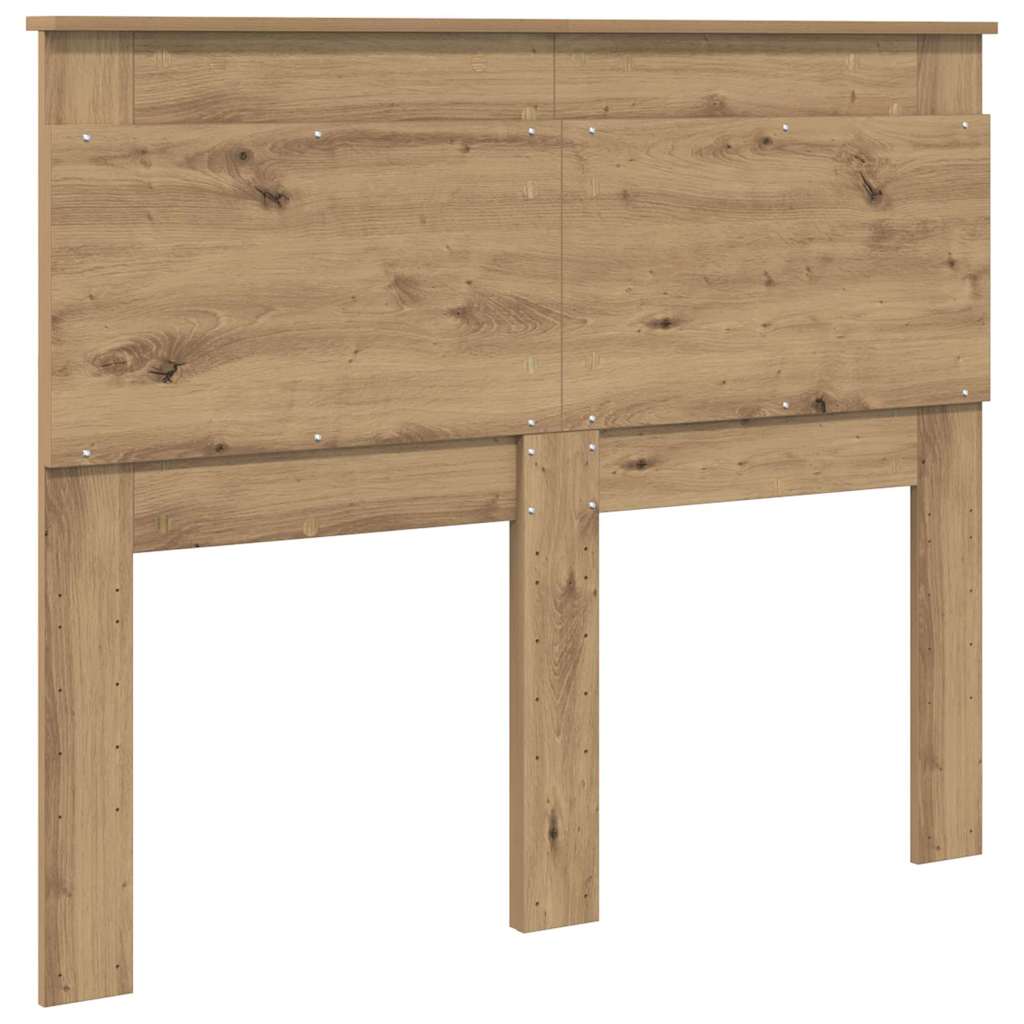 vidaXL Κεφαλάρι με κεφαλάρι Artisan Oak 120 cm Επεξεργασμένο ξύλο