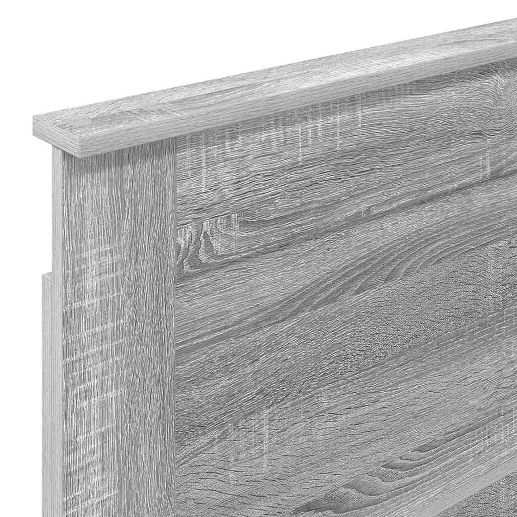 vidaXL Κεφαλάρι με κεφαλάρι Γκρίζο Σονομα 100 cm Επεξεργασμένο ξύλο