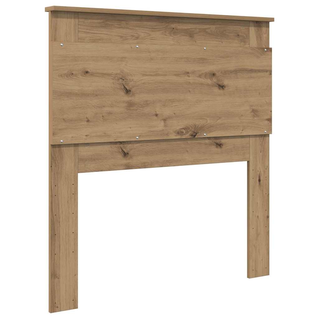 vidaXL Κεφαλάρι με κεφαλάρι Artisan Oak 90 cm Επεξεργασμένο ξύλο