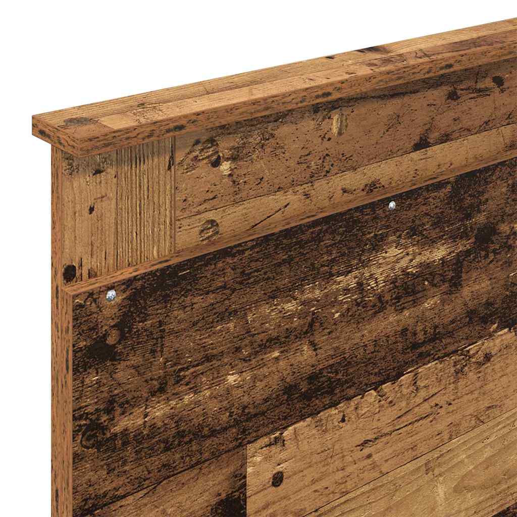 vidaXL Κεφαλάρι με κεφαλάρι Παλιό Ξύλο 80 cm Επεξεργασμένο ξύλο