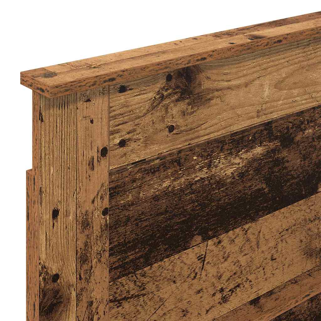 vidaXL Κεφαλάρι με κεφαλάρι Παλιό Ξύλο 75 cm Επεξεργασμένο ξύλο