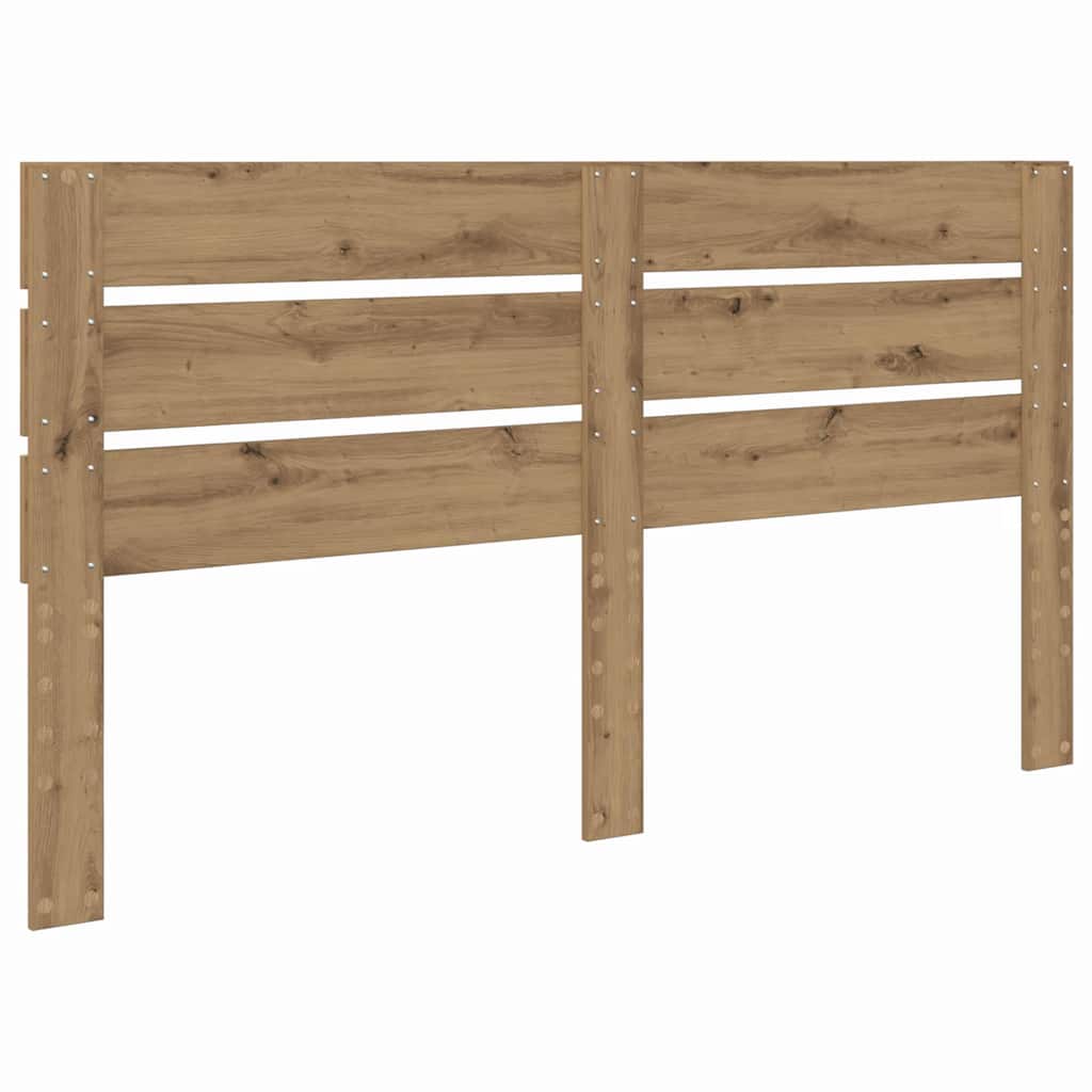 vidaXL Κεφαλάρι με κεφαλάρι Artisan Oak 160 cm Επεξεργασμένο ξύλο