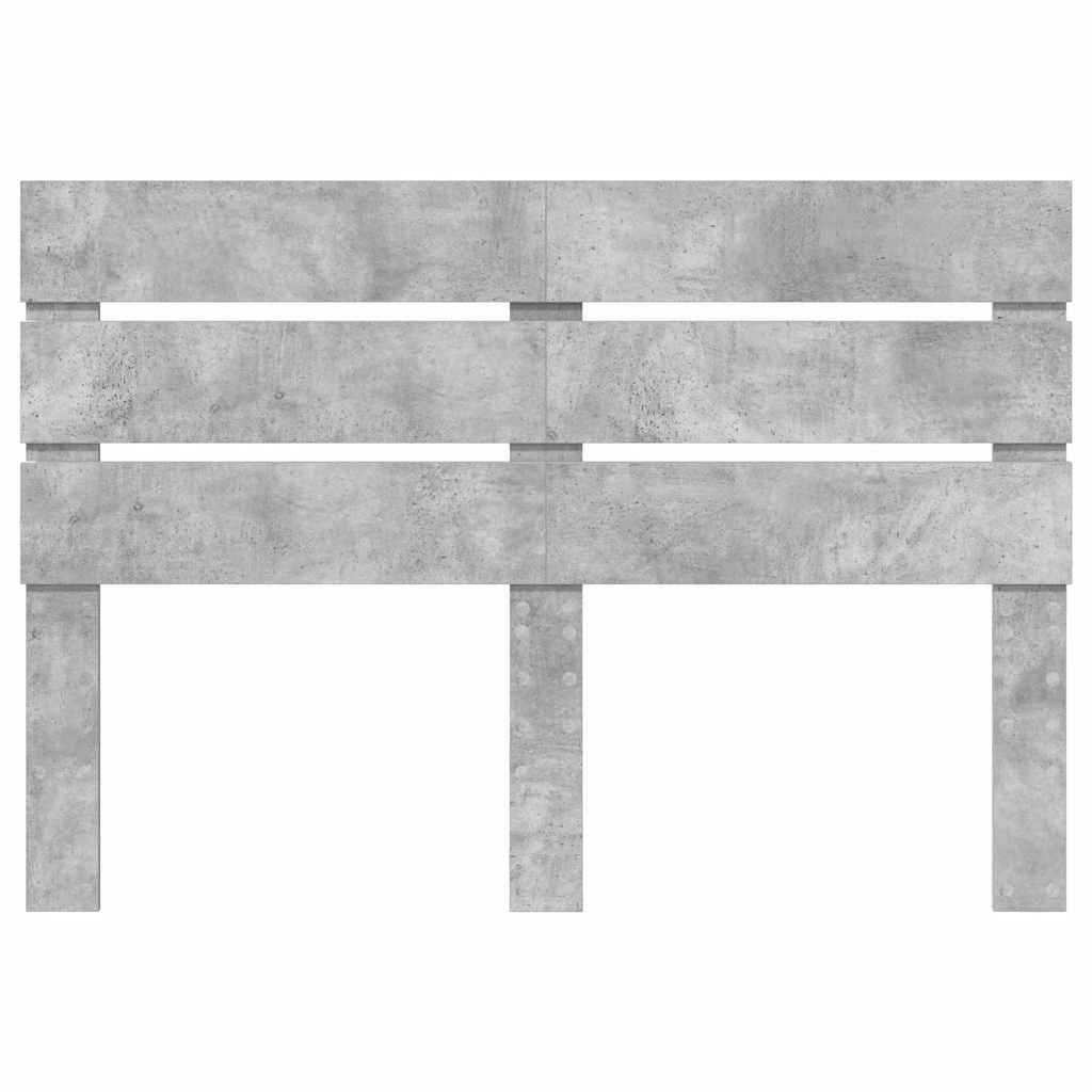 vidaXL Κεφαλάρι με κεφαλάρι Σκυρόδεμα Γκρι 150 cm Επεξεργασμένο ξύλο